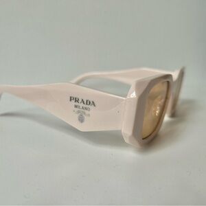 NWOT Cream Frames with Tinted Brown lenses